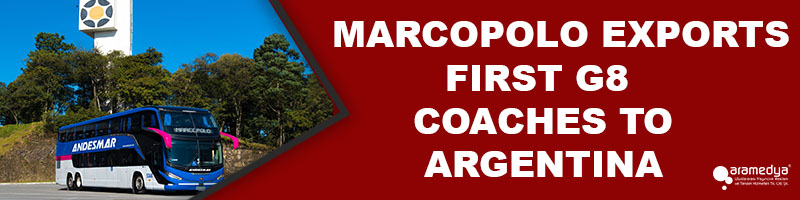MARCOPOLO EXPORTS FIRST G8 COACHES TO ARGENTINA
