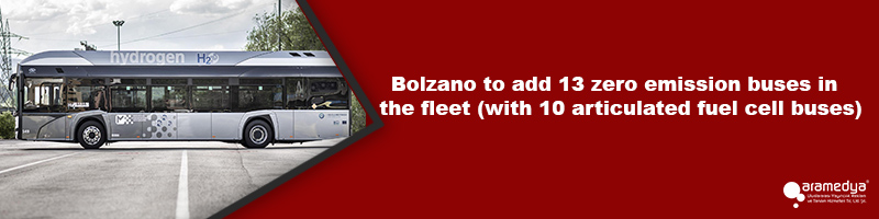 Bolzano to add 13 zero emission buses in the fleet (with 10 articulated fuel cell buses)