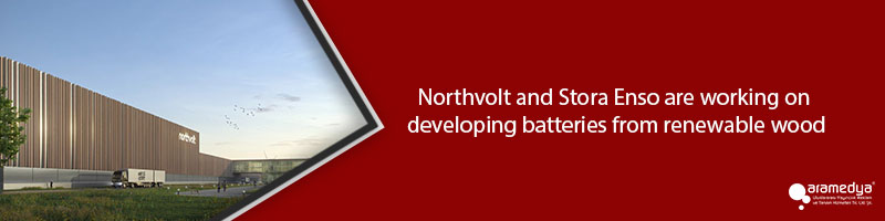 Northvolt and Stora Enso are working on developing batteries from renewable wood