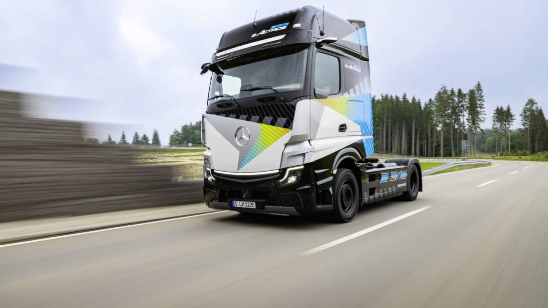 Mercedes gets first important pre-order for the newly-launched eActros LongHaul
