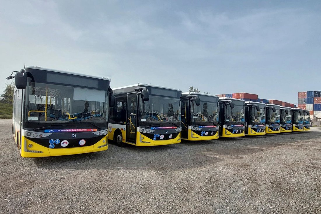 Allison Tam Otomatik Şanzıman Donanımlı Yeni Karsan Atak Otobüsler Mersin Ulaşımında Hizmetinizde!