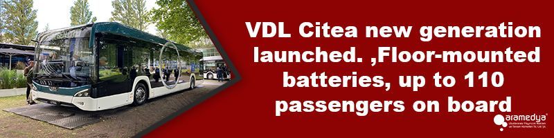 VDL Citea new generation launched. Floor-mounted batteries, up to 110 passengers on board