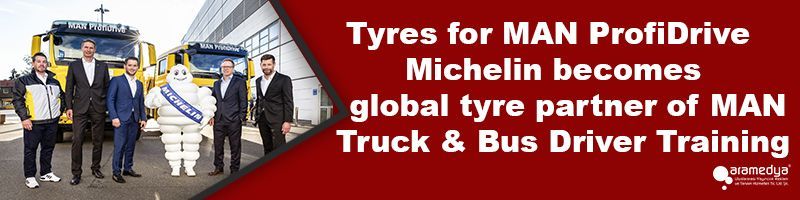 Tyres for MAN ProfiDrive Michelin becomes global tyre partner of MAN Truck & Bus Driver Training