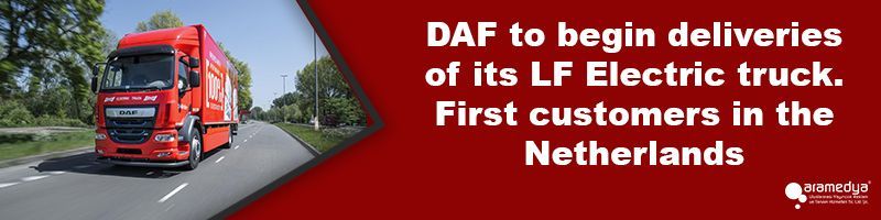 DAF to begin deliveries of its LF Electric truck. First customers in the Netherlands