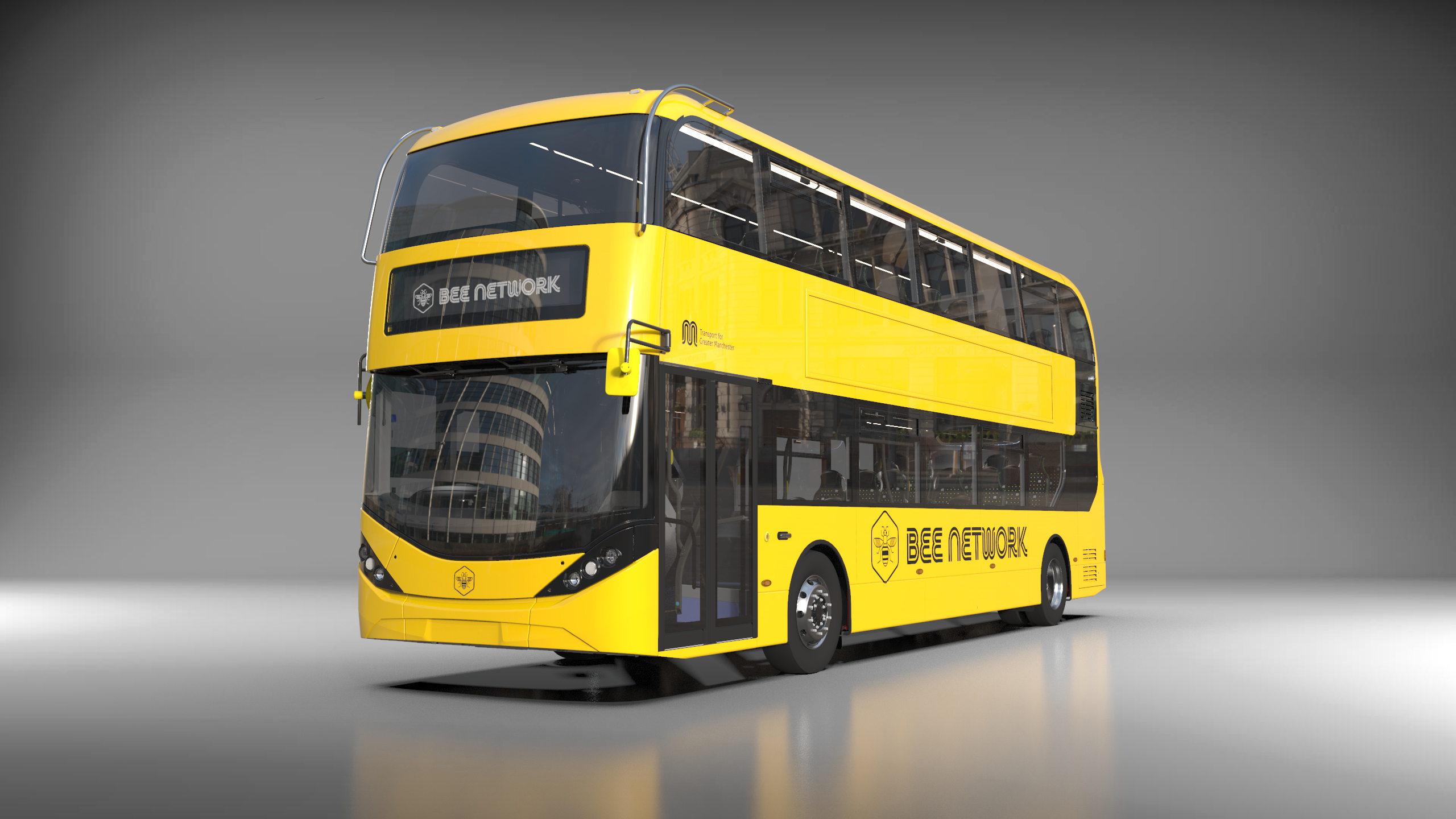 Alexander Dennis electric bus for TfGM's Bee Network