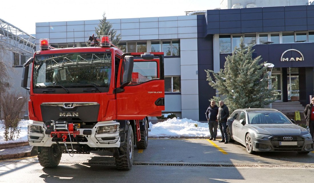 MAN deprem yardımı
