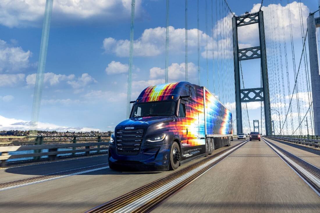 The Freightliner SuperTruck II
