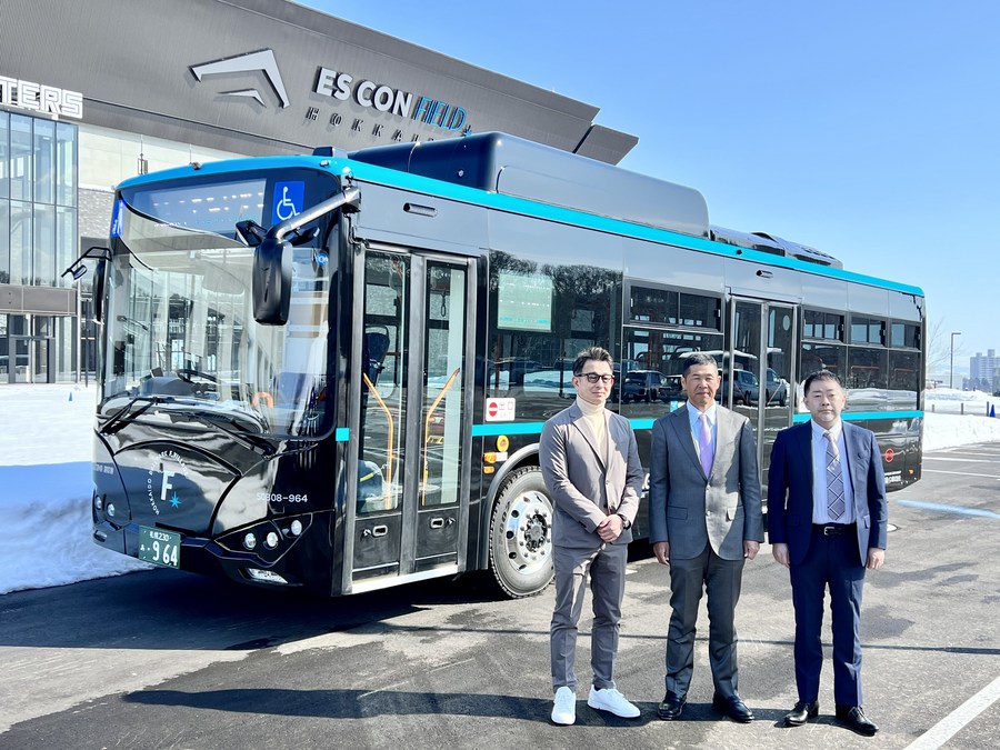 BYD electric buses 