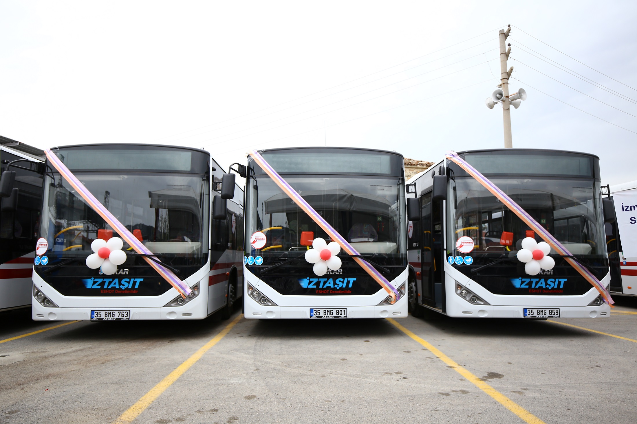 Otokar’ın Centro ve Kent LF'leri Yeni Foça'da Hizmete Başladı