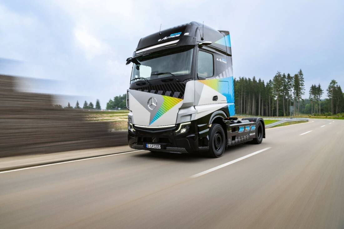 The Mercedes-Benz eActros LongHaul