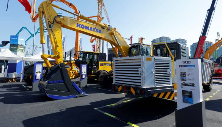 Komatsu PC490 & GHH MK-A20@Komatek 2024