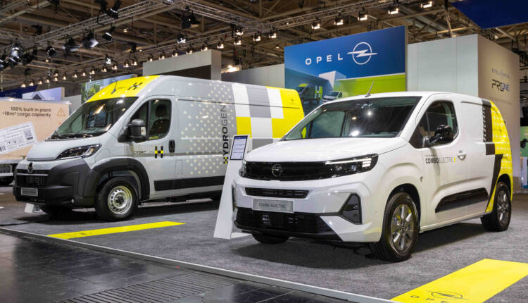 Opel Movano HYDROGEN ve Opel Combo Elektrik
